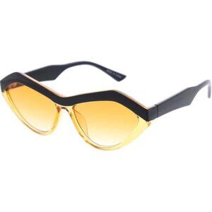 Yellow Zig Zag Cat Eye Sunglasses